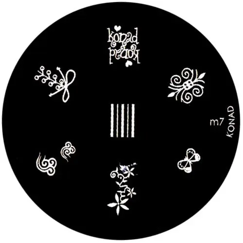 Šablona za štempljanje m7 - različni motivi