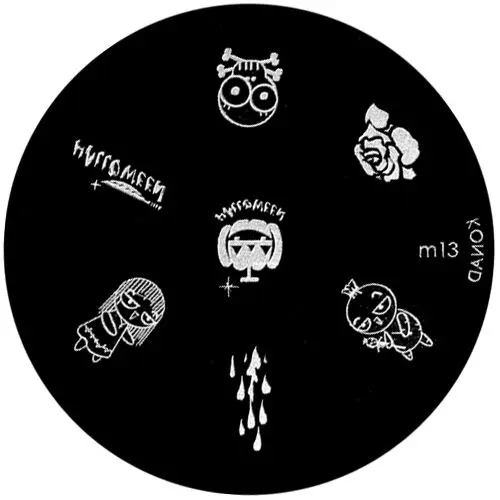 Šablona za štempljanje m13 - grozljivi motivi