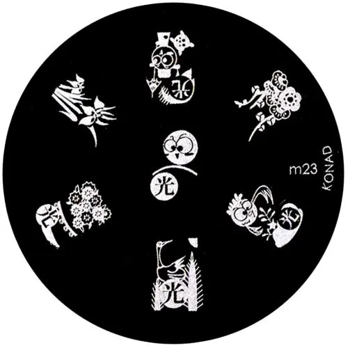 Šablona za štempljanje m23 - različni motivi