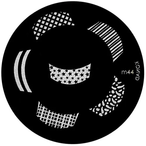 Kovinska šablona za štempljanje nohtov, m44