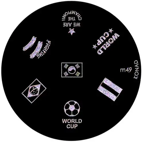 Šablona za štempljanje m49 - različni motivi