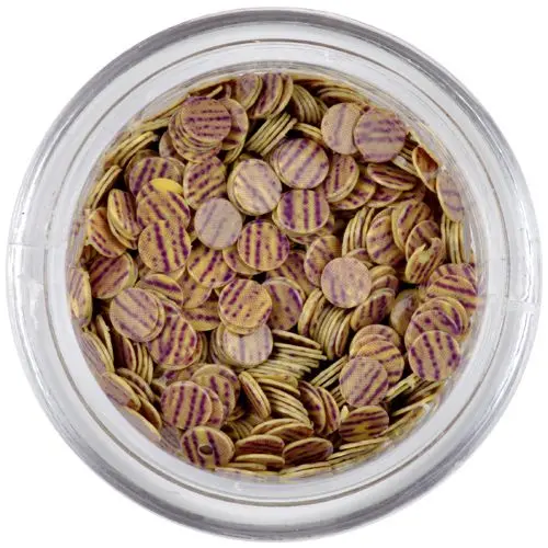 Konfeti - bež, vijolične črte