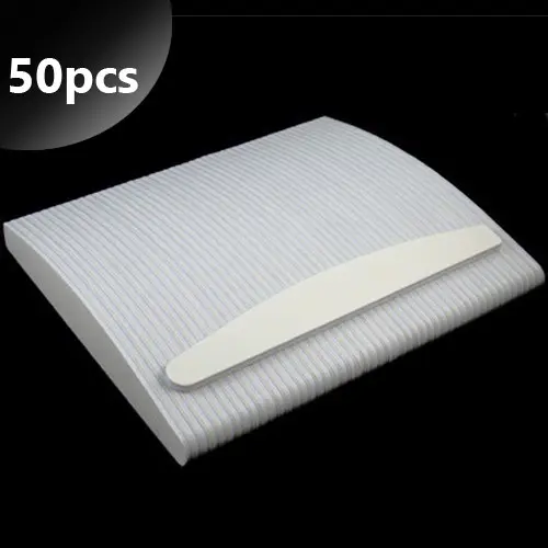 50 kos - Inginails Profesionalna pilica za nohte, bela, polluna 80/80