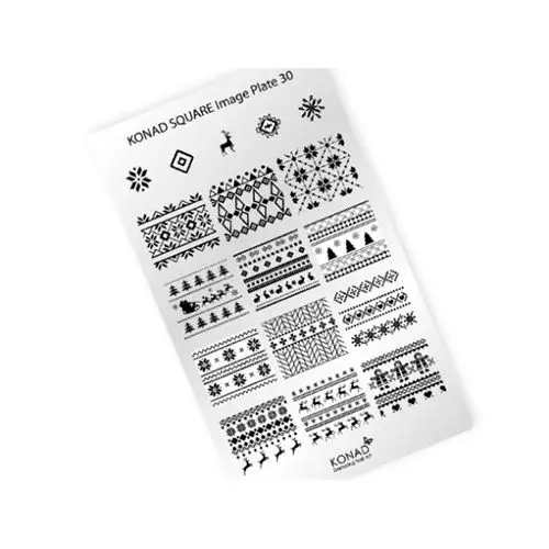 Šablona za štempljanje KONAD square 30