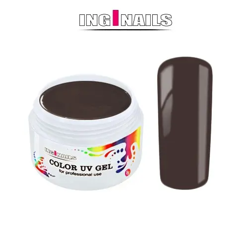 Barvni UV gel Inginails - Purple Brown, 5g