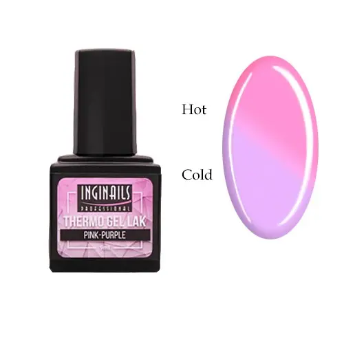 Barvni termo gel lak Inginails Professional - Pink-Purple