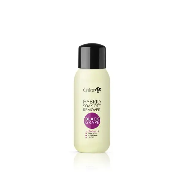 Odstranjevalec UV-gela Silcare SOAK OFF UV z olji in vonjem po črnem grozdju, 100 ml