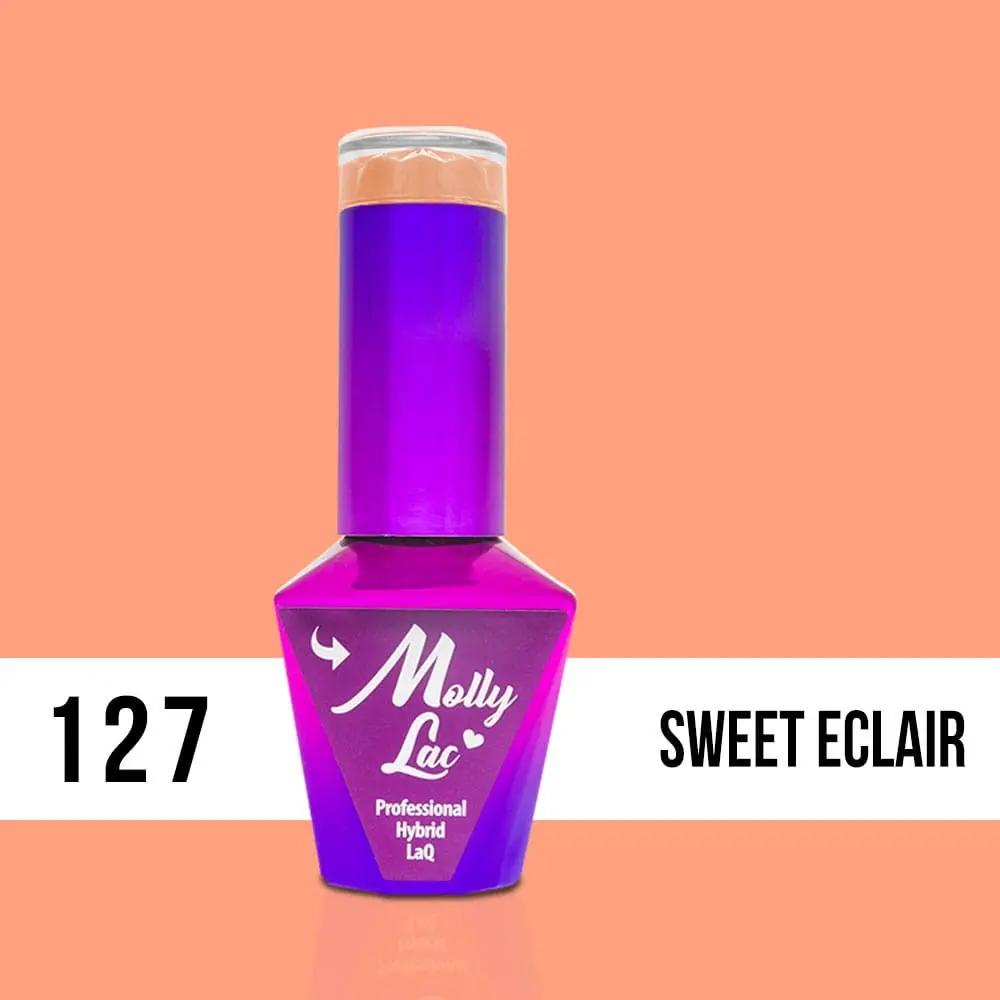 MOLLY LAC UV/LED gel lak Yoghurt - Sweet Eclair 127, 10ml