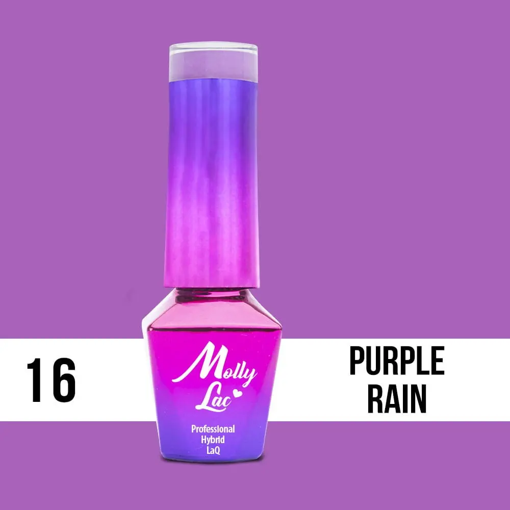 MOLLY LAC UV/LED gel lak Cocktails and Drinks - Purple Rain 16, 5ml