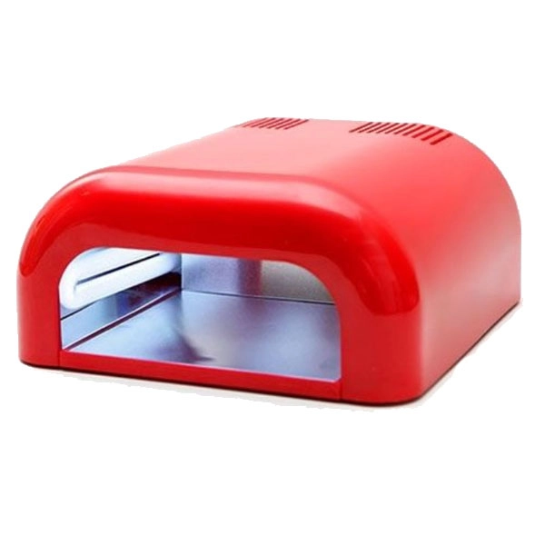 Červená UV lampa na nechty - 36W, 120s časovač - JD-230