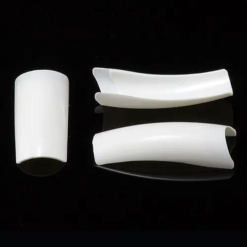 Umetne nohtne konice Inginails št. 4 - Royal Salon French White, 50 kosov v škatli