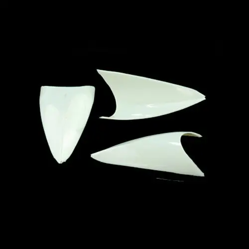 Umetne nohtne konice št. 10 Inginails - Stealth French White, 50 kosov v škatli