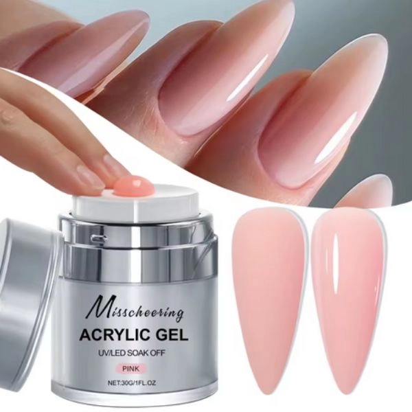 UV/LED soak off Acrylic Gel -  Pink, 30g