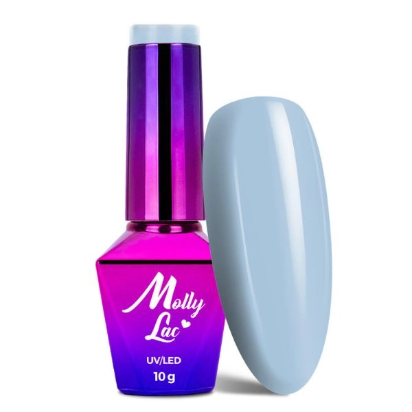 UV/LED hibridni gel lak MollyLac Pure Nature - Top of the Mountain nr. 105, 10 g