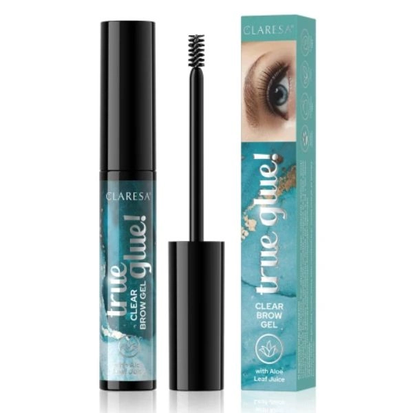 Claresa True Glue Clear 01 – gel za obrvi, 8 ml
