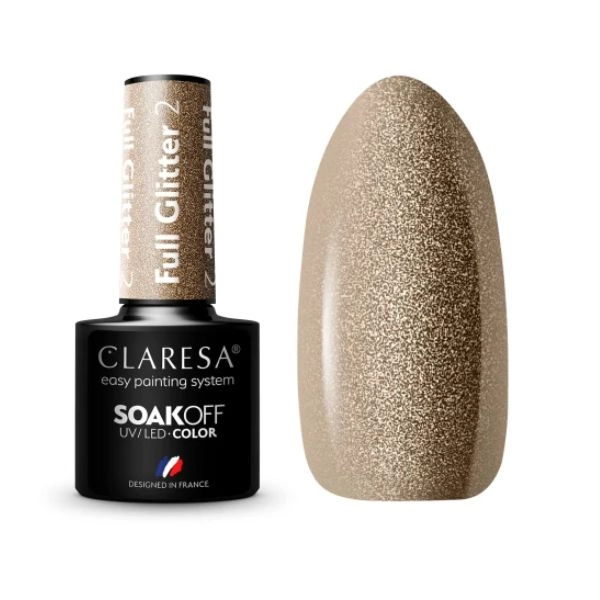 Claresa UV/LED Color Soak Off - Full Glitter 2, 5g