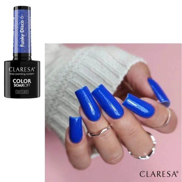 Claresa UV/LED Color Soak Off - Funky Disco 6, 5g