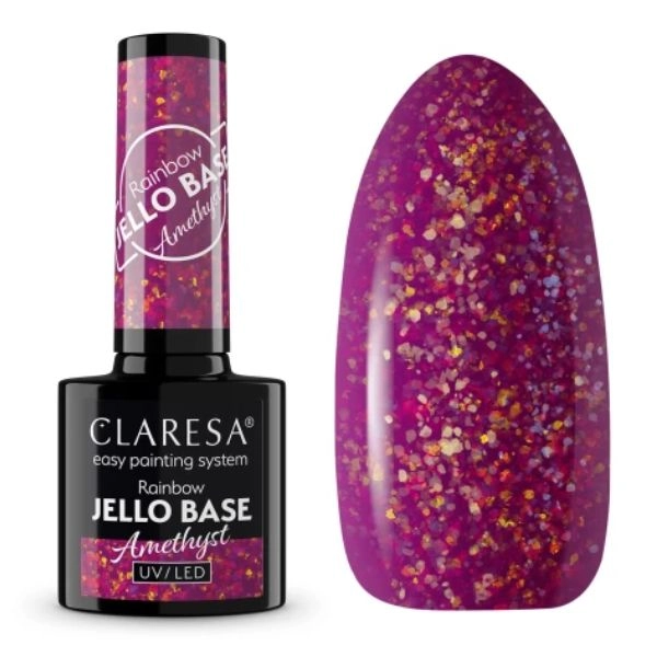 Claresa UV/LED Rainbow Jello Base Amethyst, 5g
