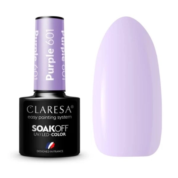 Claresa UV/LED Color Soak Off - Purple 601, 5g