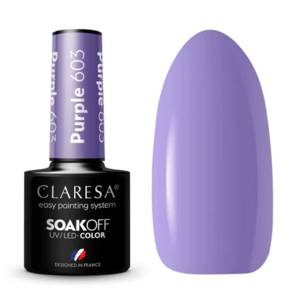 Claresa UV/LED Color Soak Off - Purple 603, 5g