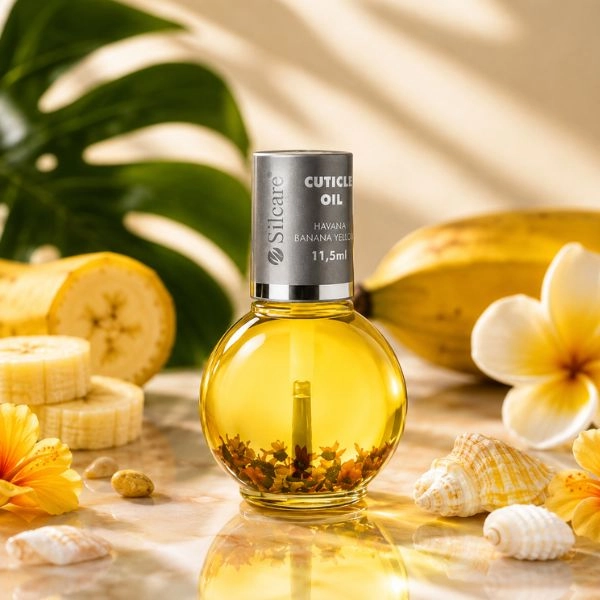 Silcare Olje za nohte in obnohtno kožico – Havana Banana Yellow 11,5 ml