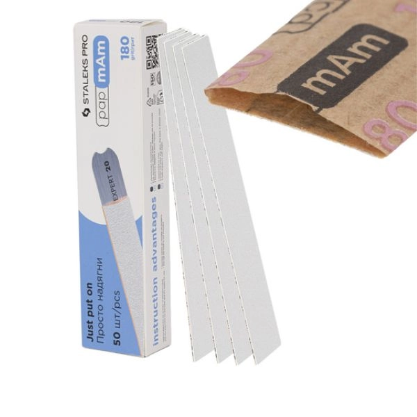 Nadomestne pilice PapmAm Staleks Expert 20, zrnatost 180, 25 kosov