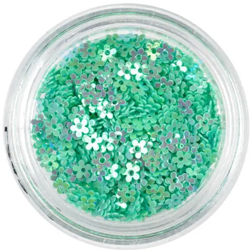 Rožice z luknjo – turkizne