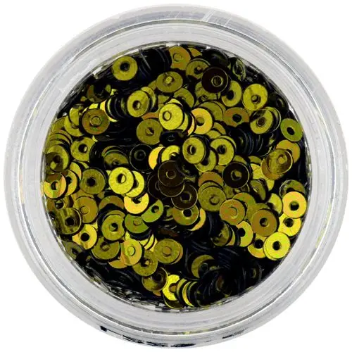 Olivno zeleni bleščeči diski