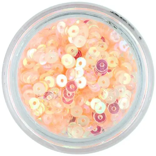 Okrogli diski v svetli breskvasti barvi