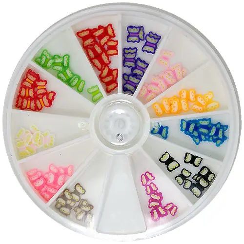 Komplet okraskov iz fimo mase - metulji