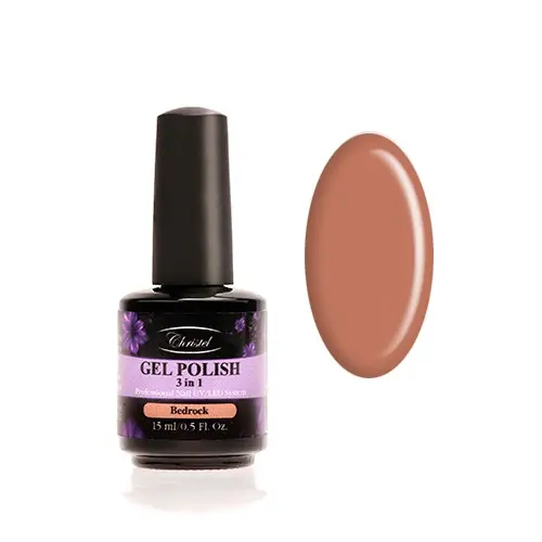 Christel Gel lak, 3 v 1 - Bedrock 15ml