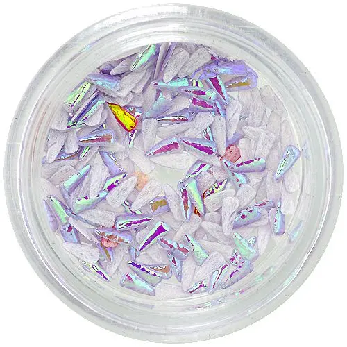 Okraski za nohte iz blaga - vijolične okrasne kaplje