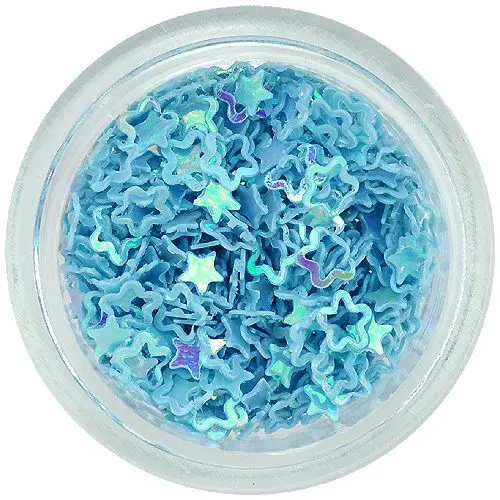 Nail art dekoracija - obrisi turkiznih rožic