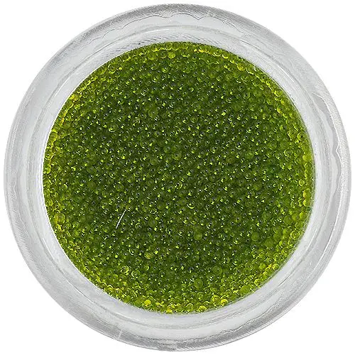 Perlice za nohte 0,5mm - olivno zelene