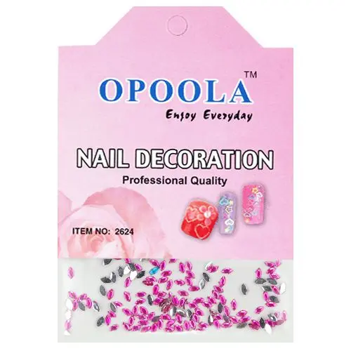 Ovalni kamenčki - roza, 120 kos