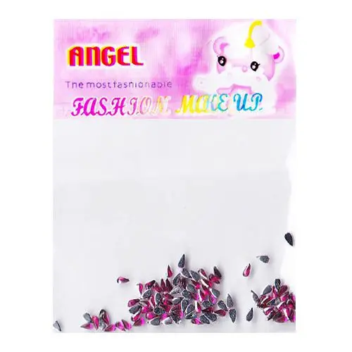 Kamenčki v obliki kapljic - ciklamno roza, 50 kos