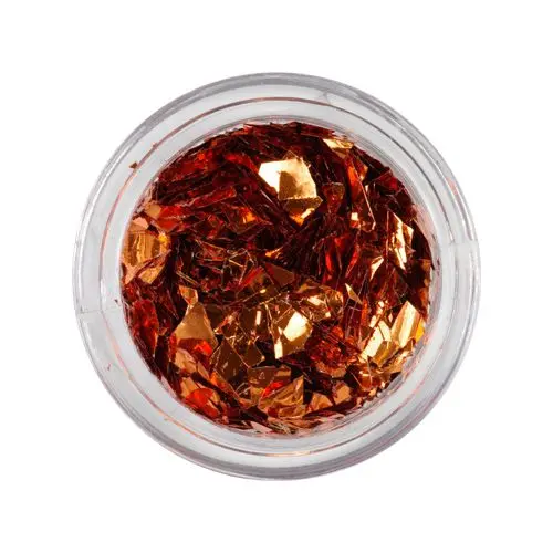 Veliki konfeti nepravilnih oblik - v bakreni barvi