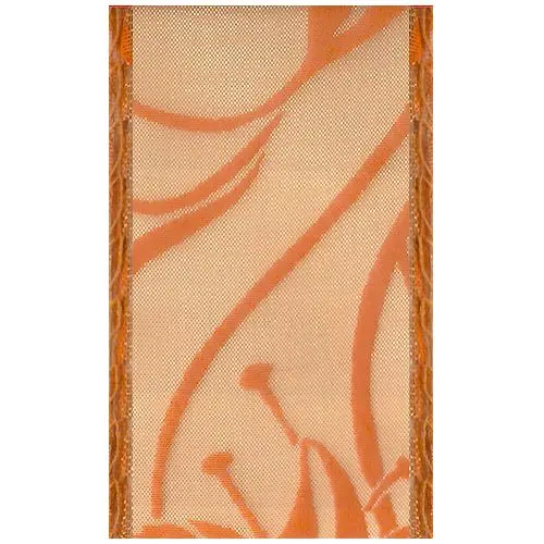 Edinstveno okraševanje nohtov - oranžna mrežica s potiskom