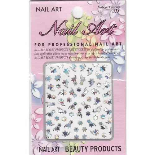 Nalepke 3D, hologramske - rožice